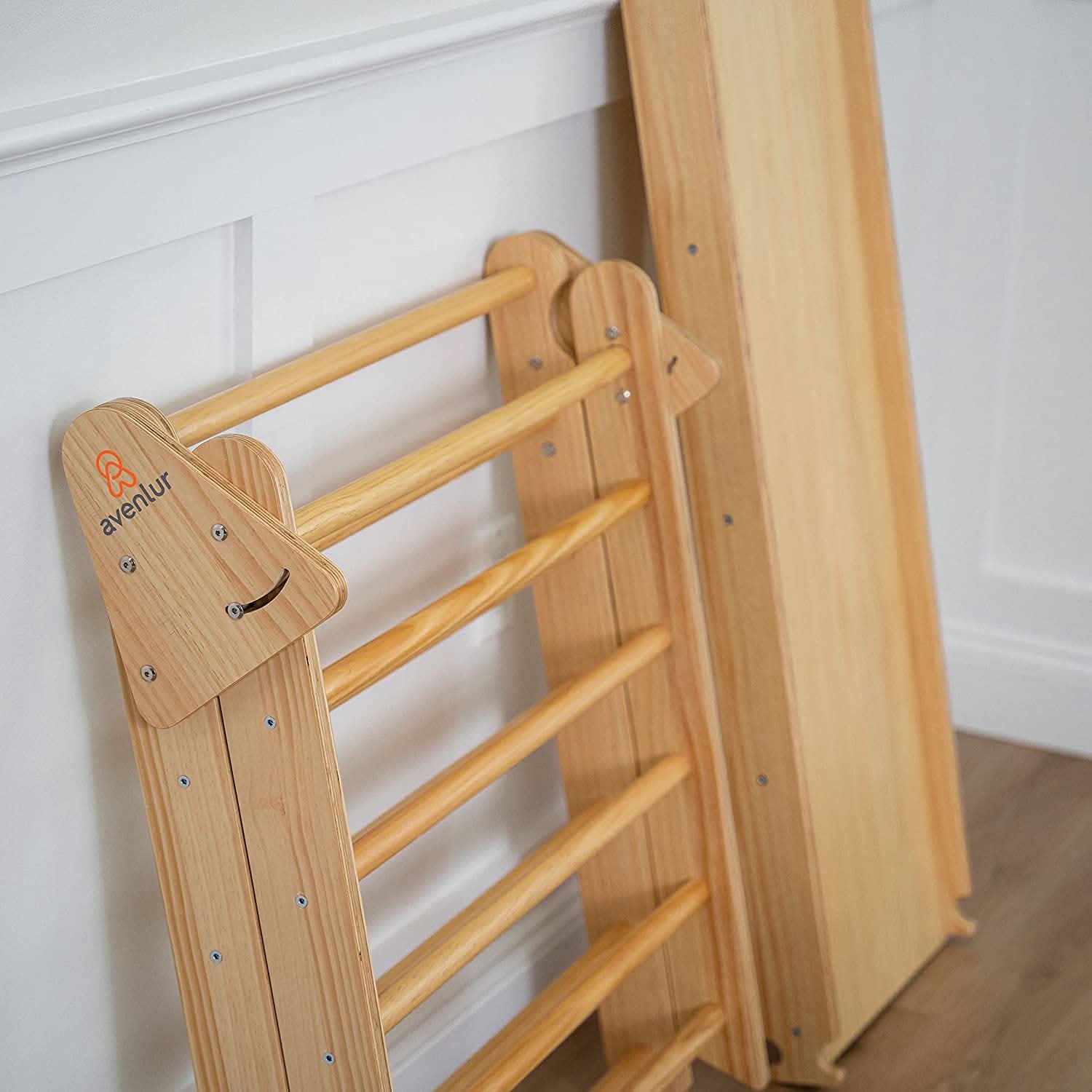 Three Little Tots Hazel Pikler Triangle Slide and Rocker Set, alternate angle