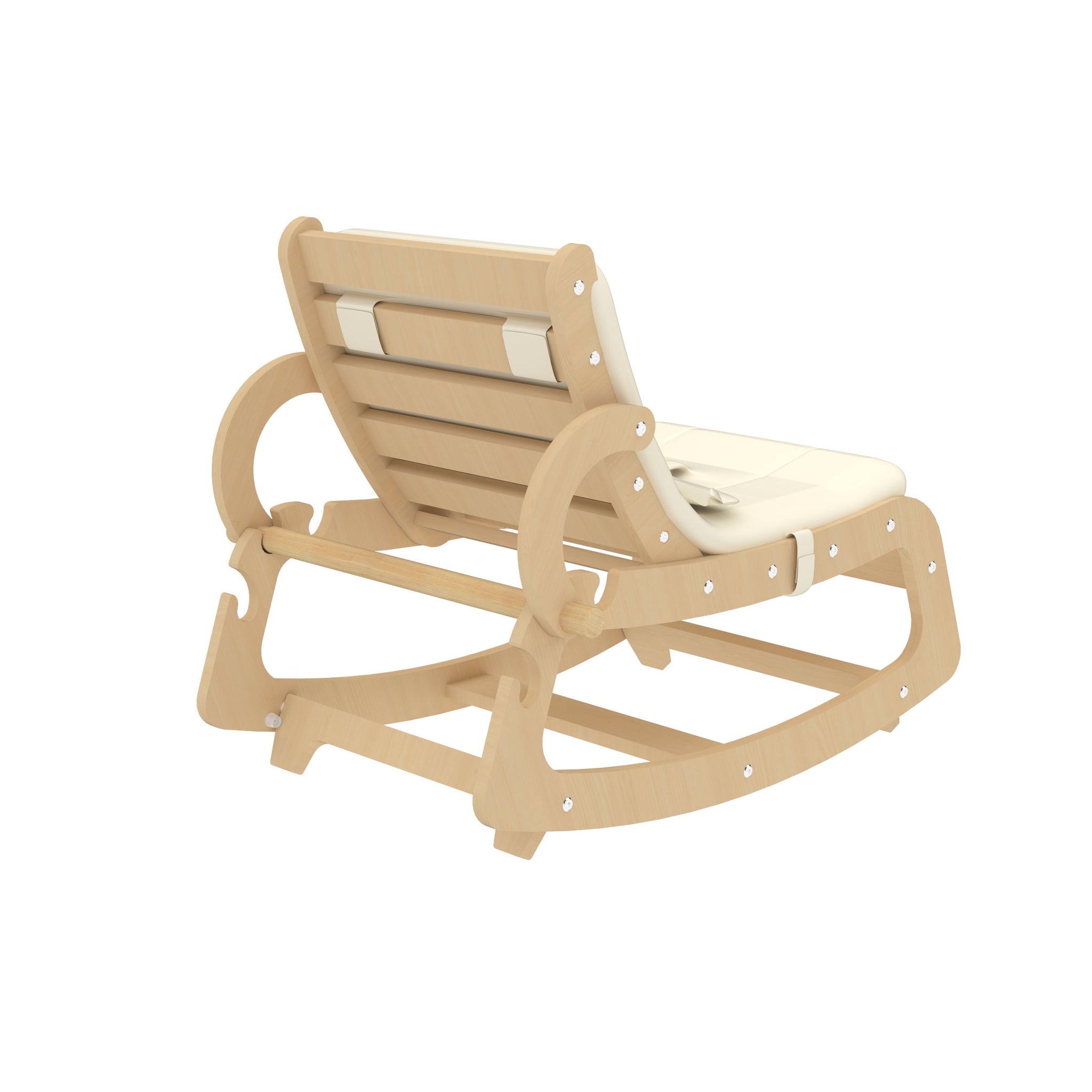 Three Little Tots Hemlock Adjustable Baby Rocker, another angle