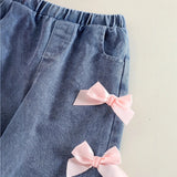 Bow Perfect Sweater and Matching Jeans Set
