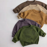 Three Little Tots Men's And Women's Kids' Sweater Loose Long Sleeve