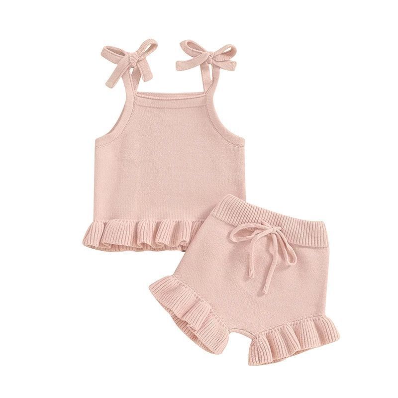 Bow Tank Top and Bottom Summer Set