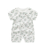 Three Little Tots Baby Thin Clothes Short Sleeve Baby Jumpsuits, additional view