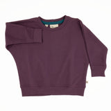 Three Little Tots Baby Simple Sweatshirt, in Grape