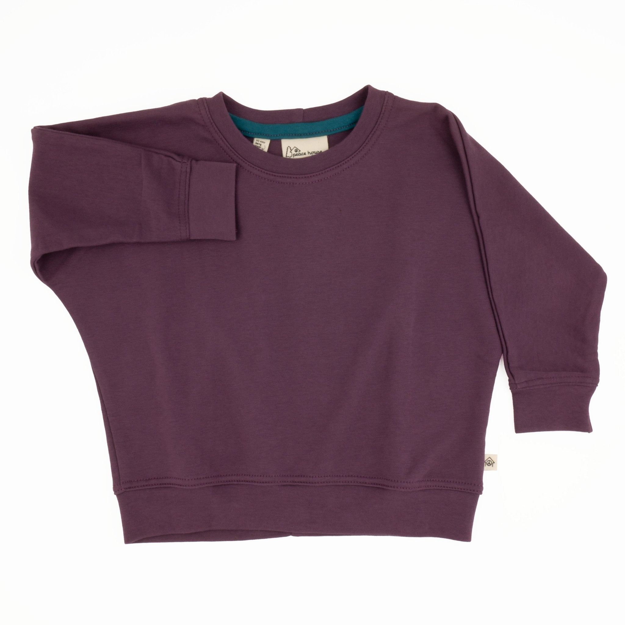 Three Little Tots Baby Simple Sweatshirt, in Grape