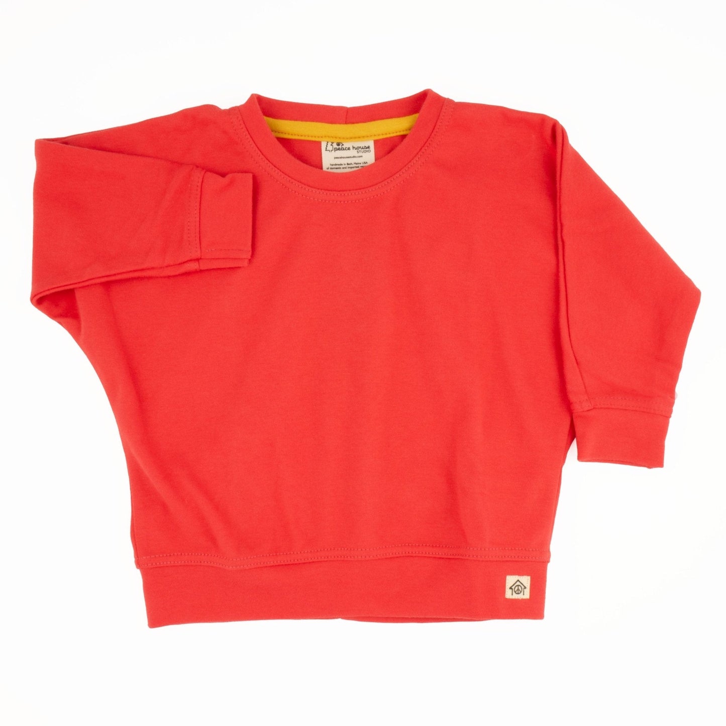 Three Little Tots Baby Simple Sweatshirt, in Bittersweet