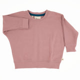 Three Little Tots Baby Simple Sweatshirt, in Woodrose
