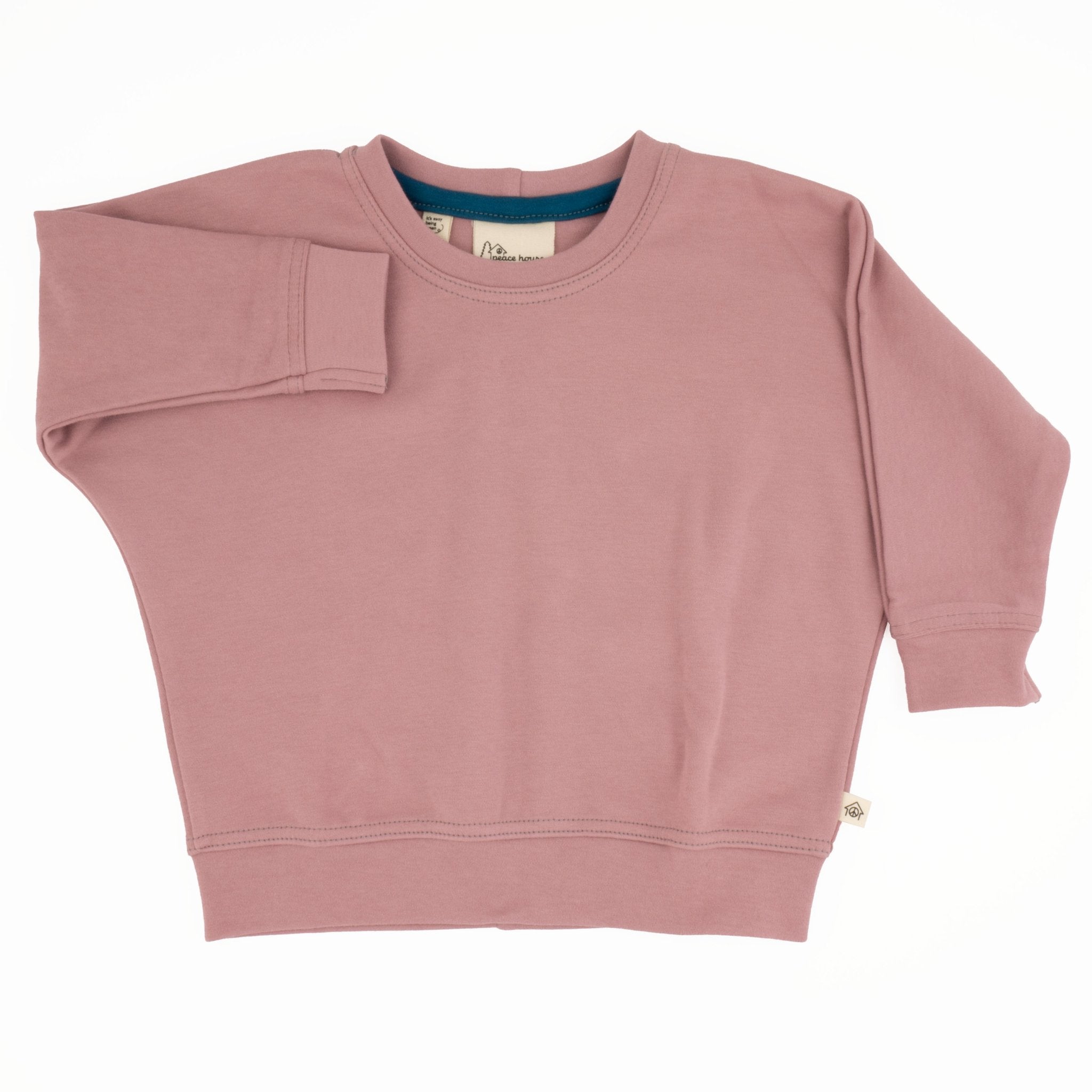 Three Little Tots Baby Simple Sweatshirt, in Woodrose