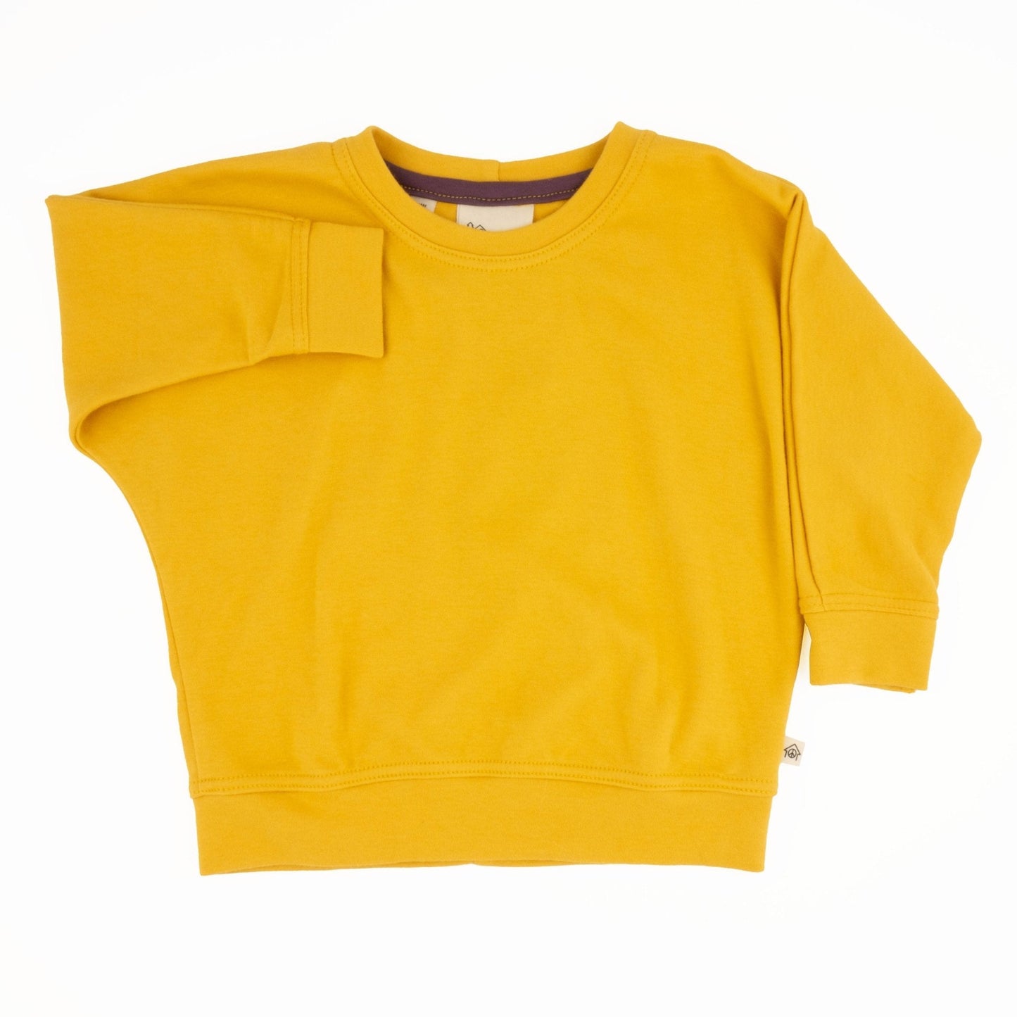 Three Little Tots Baby Simple Sweatshirt, in Marigold