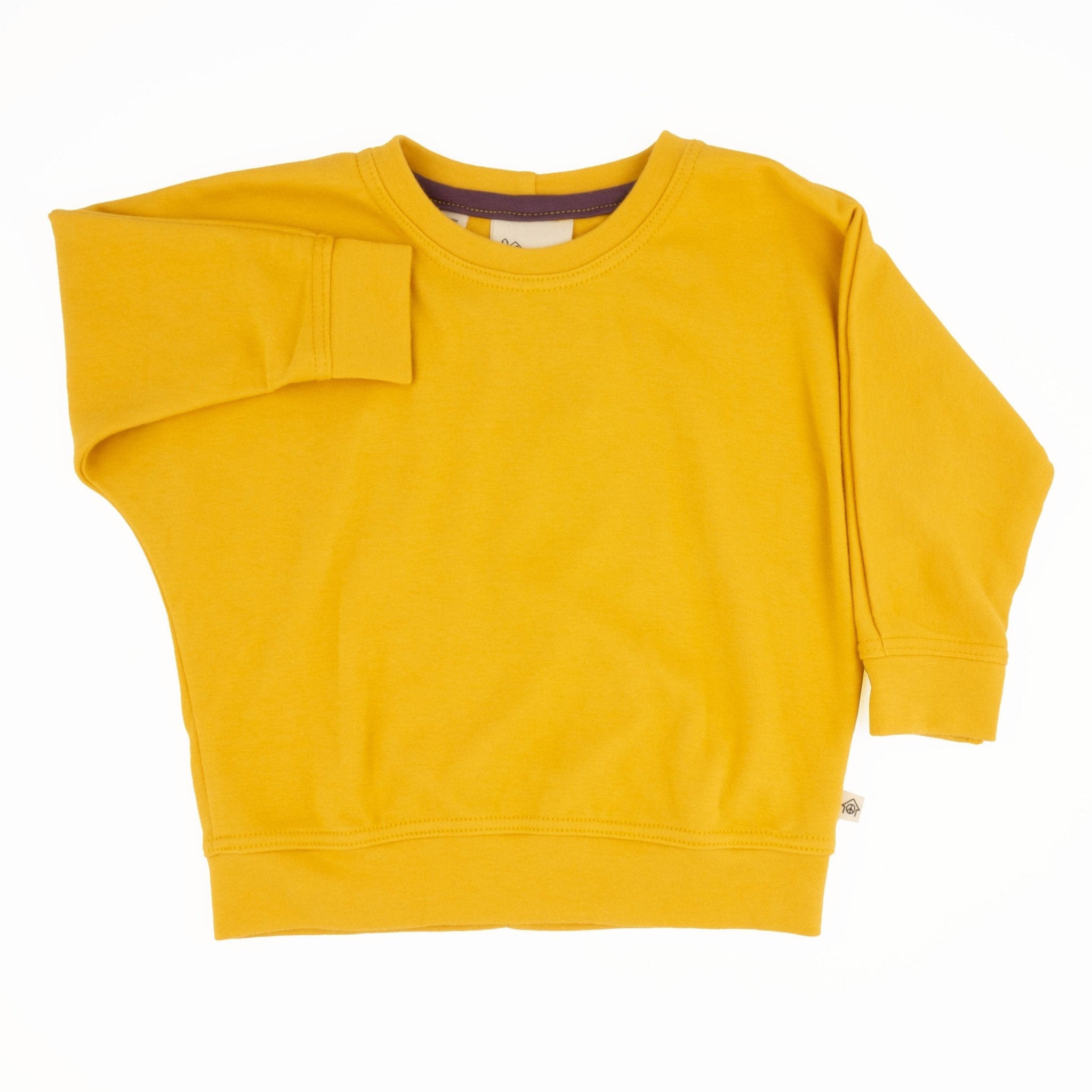 Three Little Tots Baby Simple Sweatshirt, in Marigold