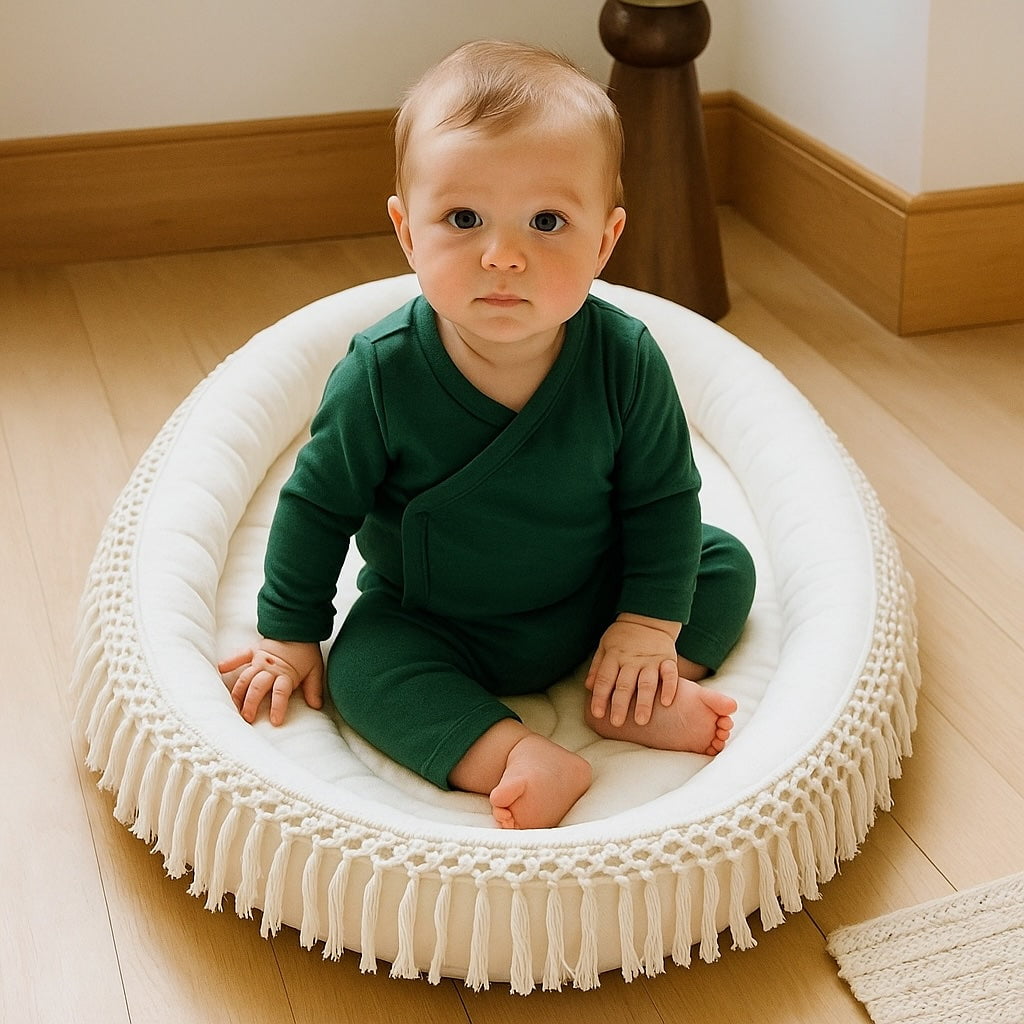 Three Little Tots Oval Play Mat, alternate angle