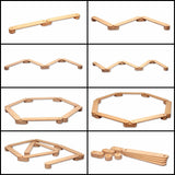 Montessori Balance Beam and Stepping Stones Set