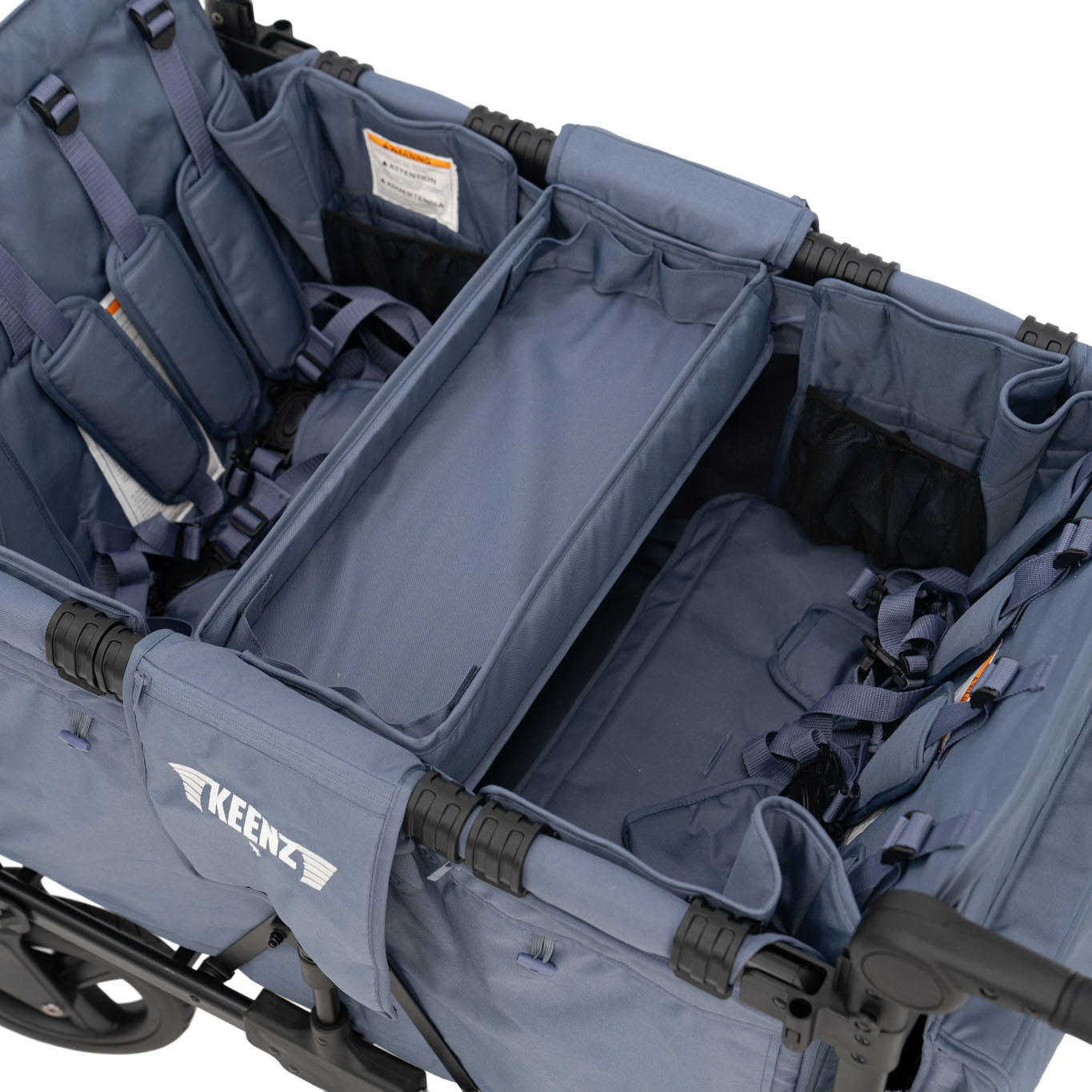 Three Little Tots Keenz Moov 4-Passenger Stroller Wagon Full-Featured Comfort for Big Adventures, third additional photo