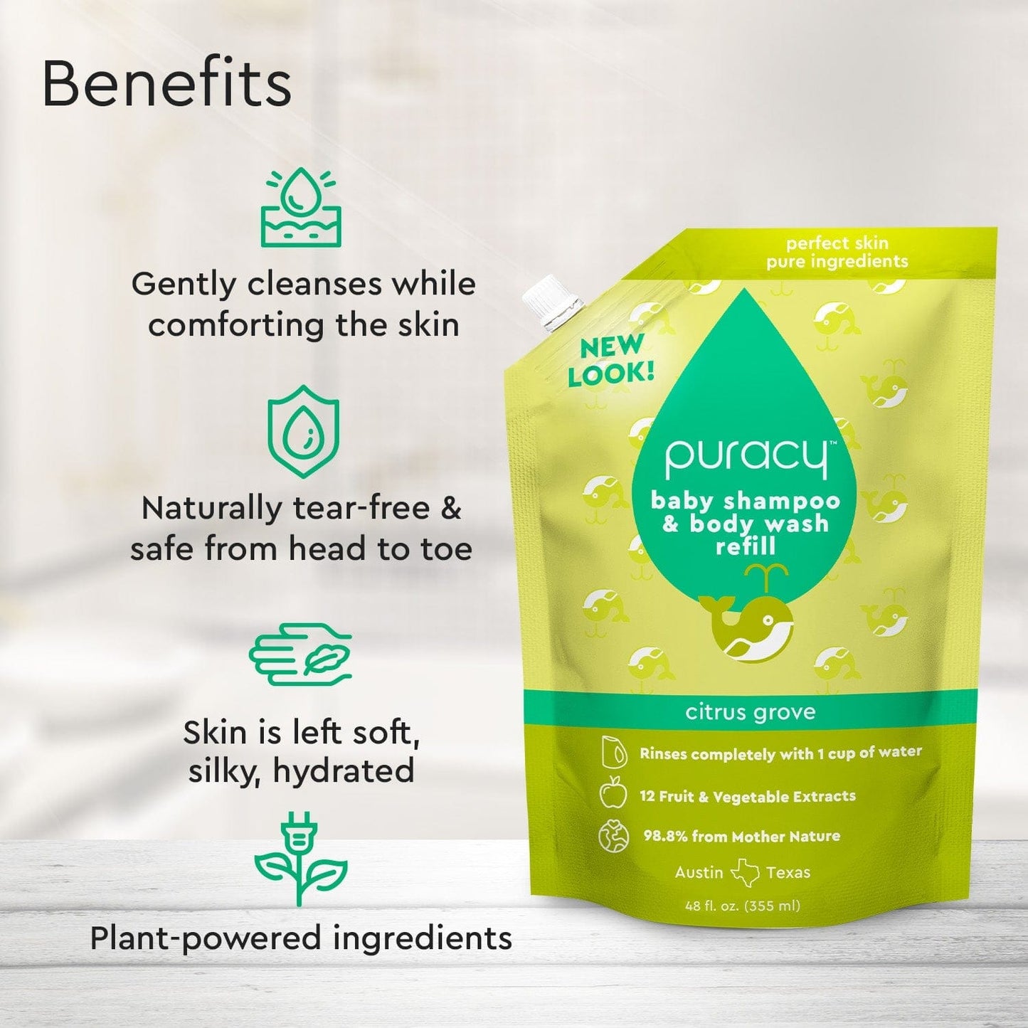 Three Little Tots Baby Shampoo and Body Wash Tear-Free, sixth additional photo