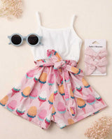 Betty Camisole Romper - Sunny Sundae