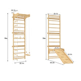 Three Little Tots Betula Swedish Wall Ladder - 79 Height, supplementary photo