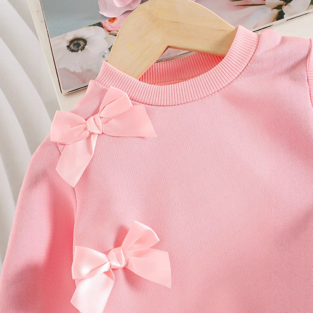 Bow Perfect Sweater and Matching Jeans Set