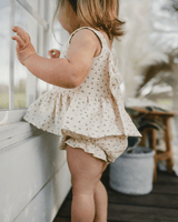 Birdie Bow Front Top & Bloomer Set - Petit Fleur