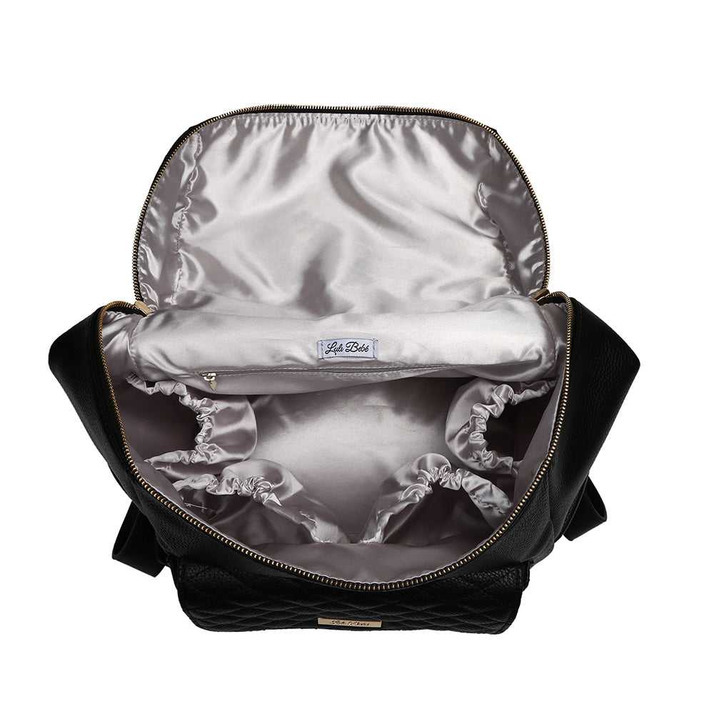 Three Little Tots Signature Diaper Bag Ebony Black, additional view