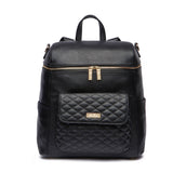 Three Little Tots Signature Diaper Bag Ebony Black