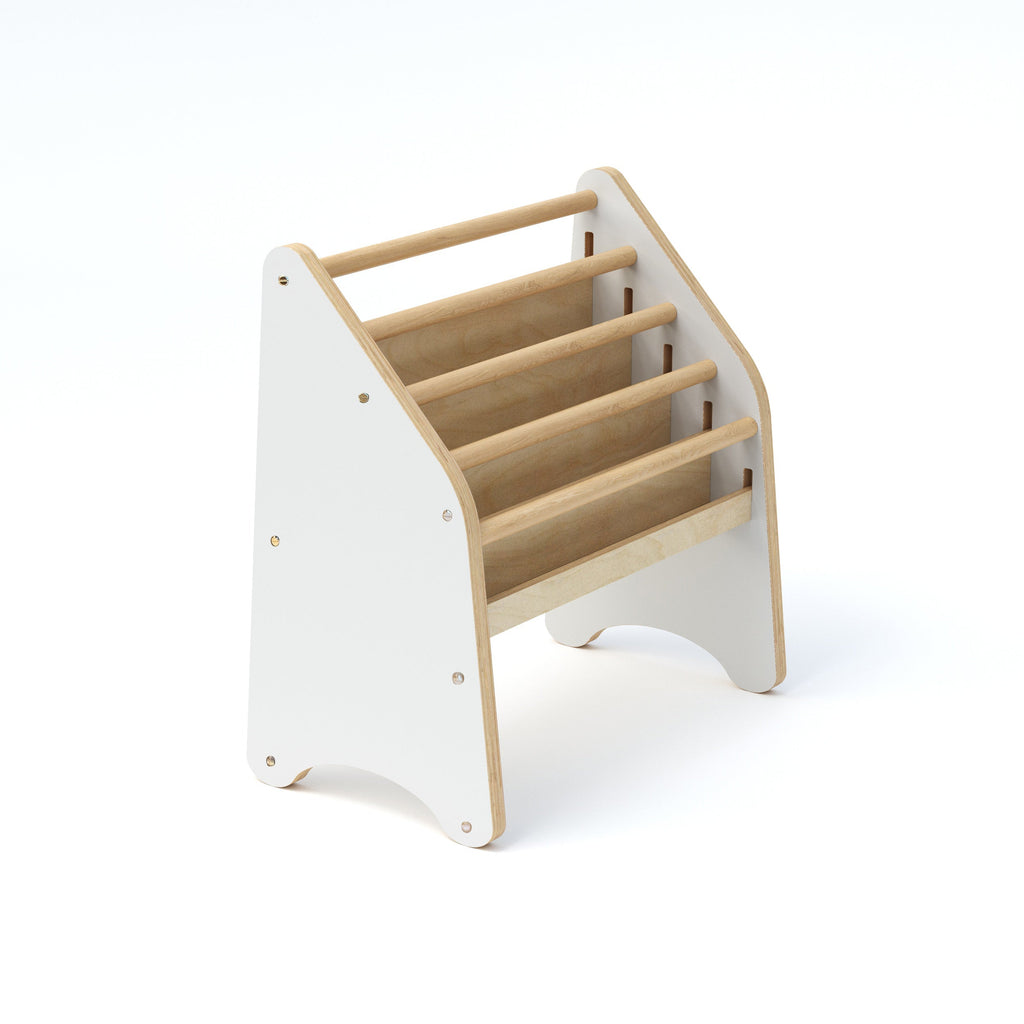 Wooden Montessori Bookshelf Natural