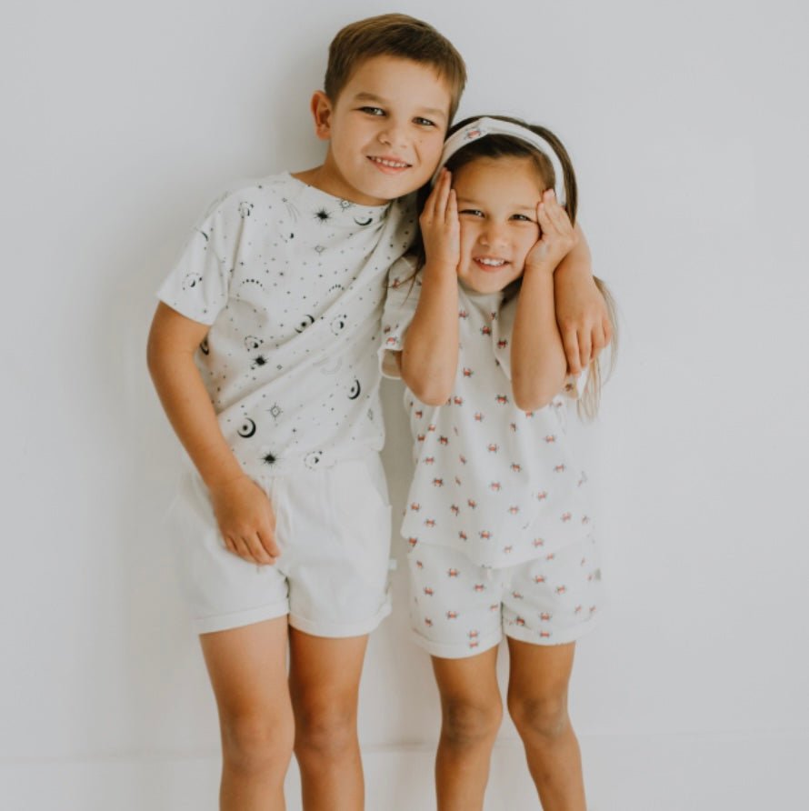Ivory Organic Cotton Baby & Toddler Shorts