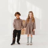Three Little Tots Brushed Gingham Sailor Collar Dress, additional view