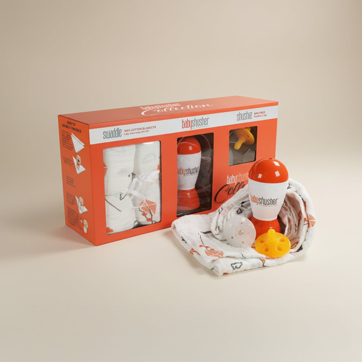 Three Little Tots Baby Shusher Collection Gift Set