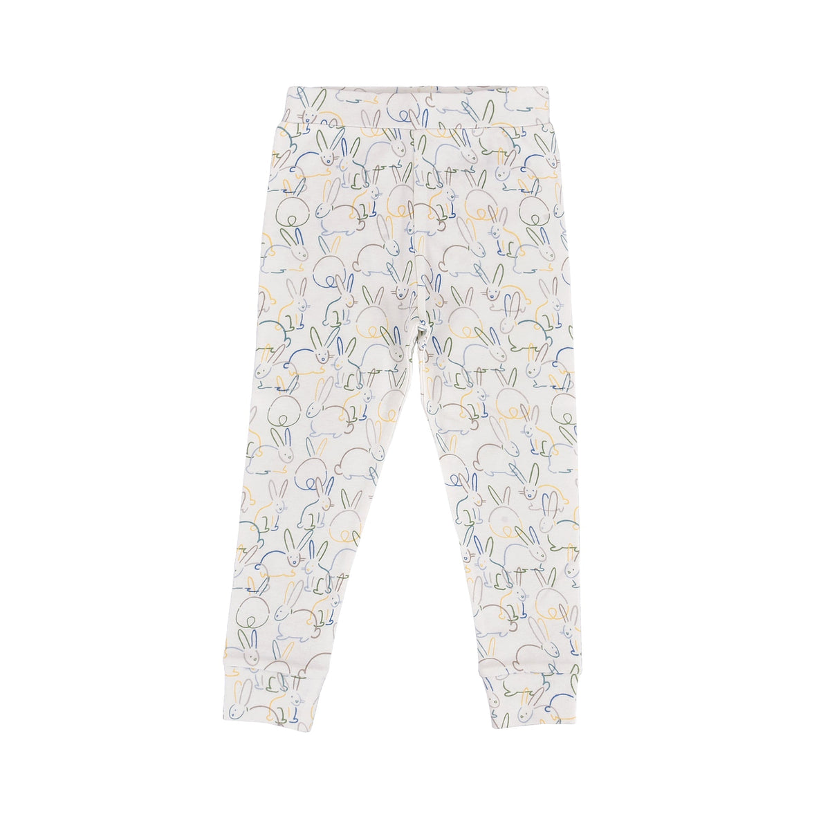 Three Little Tots pajamas bunnies, alternate angle