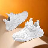 Non-Slip Soft-Soled Running Sneakers With Rotating Buckles For Older And Teenage Kids