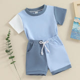 Summer Color Block Top and Bottom Set