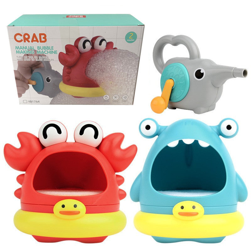 Three Little Tots Bubble Blowing Machine Shark Bathroom Bath Toys, extra product detail