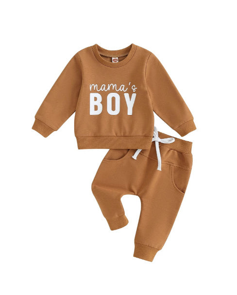 Mama's Boy Sweatshirt and Sweatpants Set