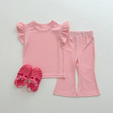 Three Little Tots Girls' Simple Cute Wild Suit Fashion, in Pink