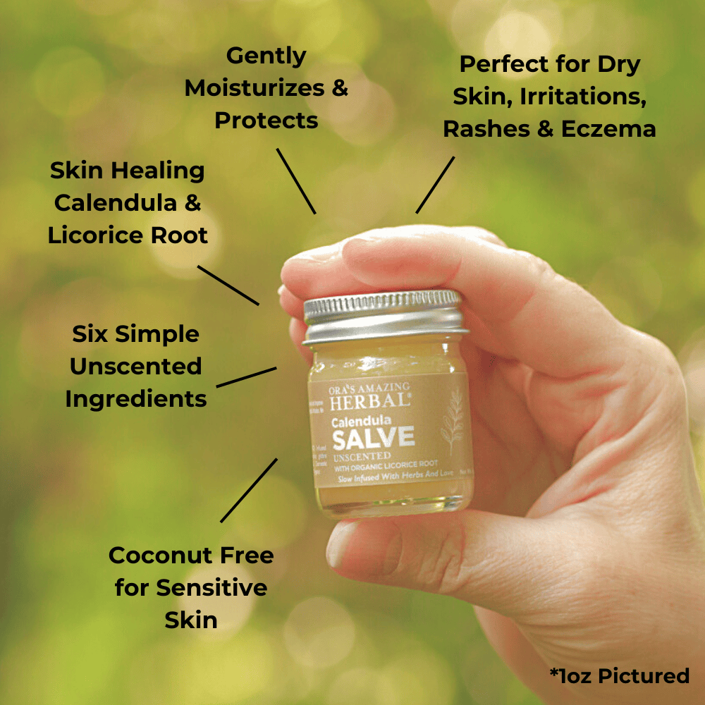 Calendula Salve with Castor Oil and Licorice