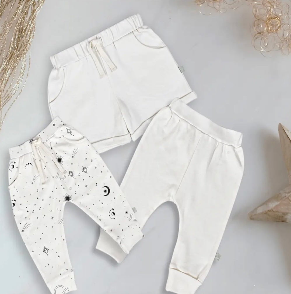 Ivory Organic Cotton Baby & Toddler Shorts