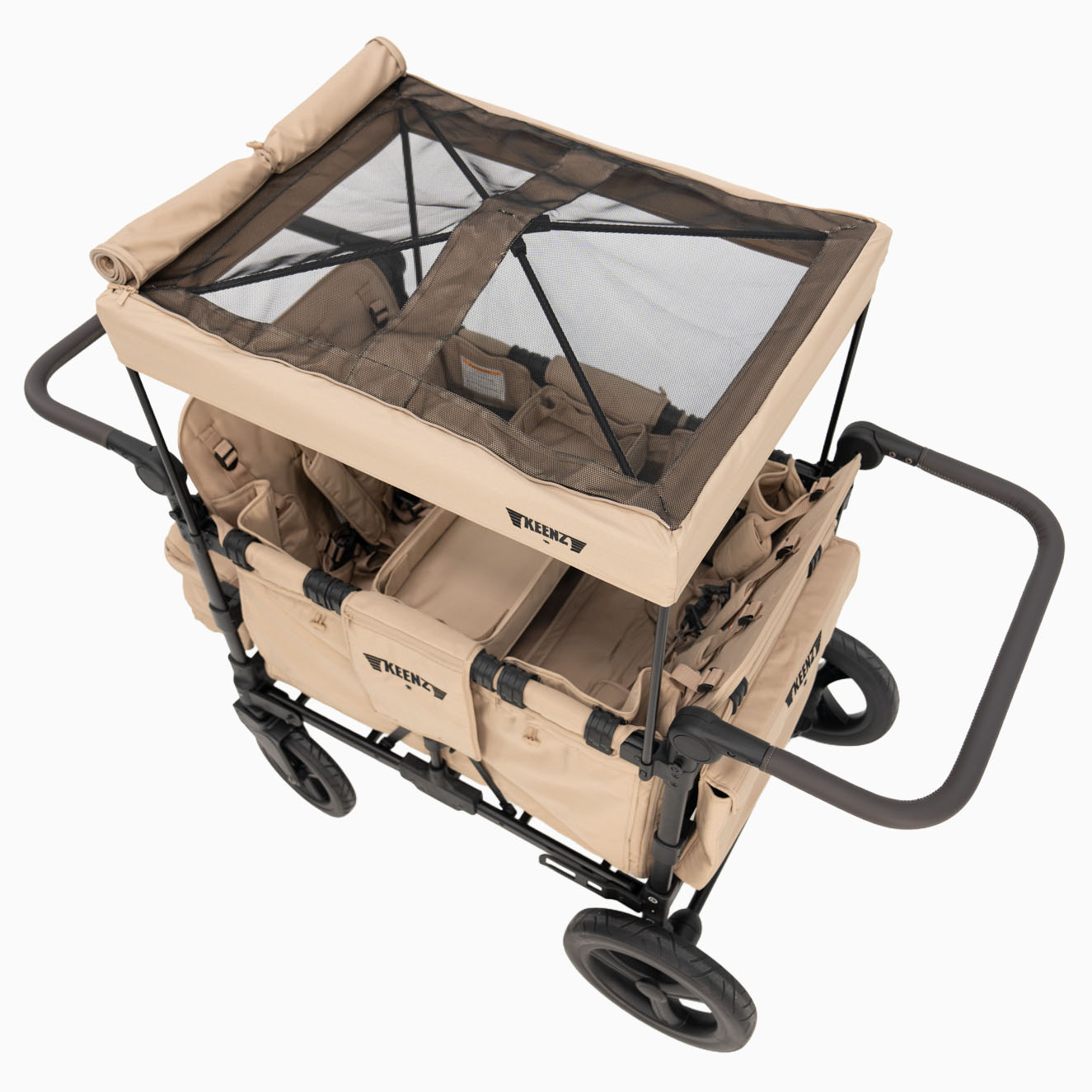 Three Little Tots Keenz Moov 4-Passenger Stroller Wagon Full-Featured Comfort for Big Adventures, fourth additional photo