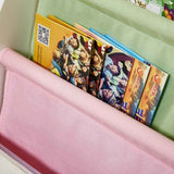 Kids Funnel Charlie White Kids Wooden Canvas Sling Magazine Bookcase
