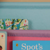 Kids Funnel Charlie White Kids Wooden Canvas Sling Magazine Bookcase