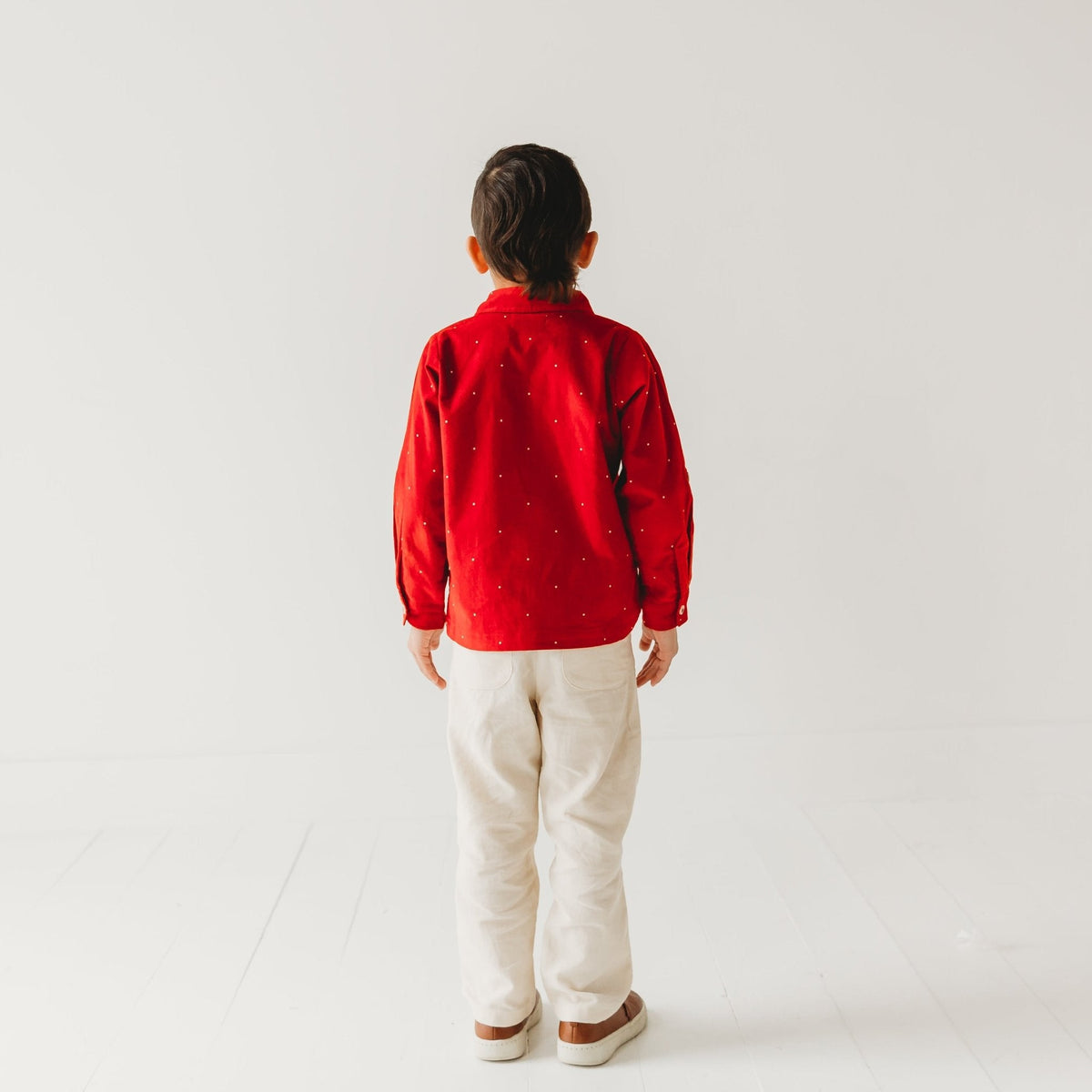 Christmas Carol Red Holiday Boy Shirt