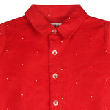 Christmas Carol Red Holiday Boy Shirt