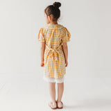 Three Little Tots Citrus Gingham Girls Dorothy Dress, additional product photo
