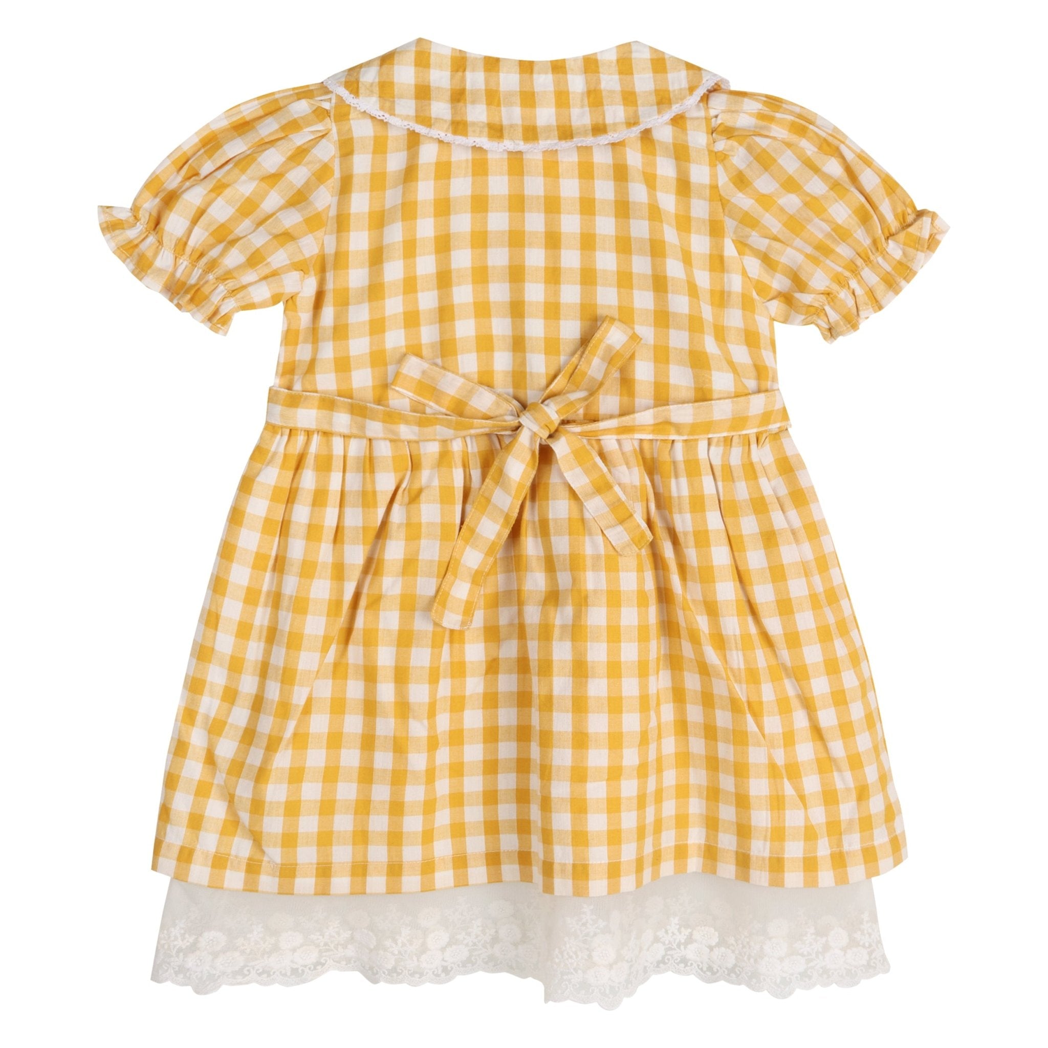 Three Little Tots Citrus Gingham Girls Dorothy Dress, supplementary photo
