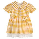 Three Little Tots Citrus Gingham Girls Dorothy Dress, extra product detail