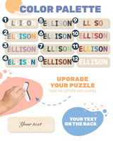 Colorful Shape Name Board