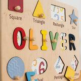 Colorful Shape Name Board