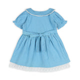 Columbia Blue Gingham Girls Dorothy Dress