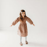 Cord Crush Animal Print Dress | Lavender & Onion Corduroy