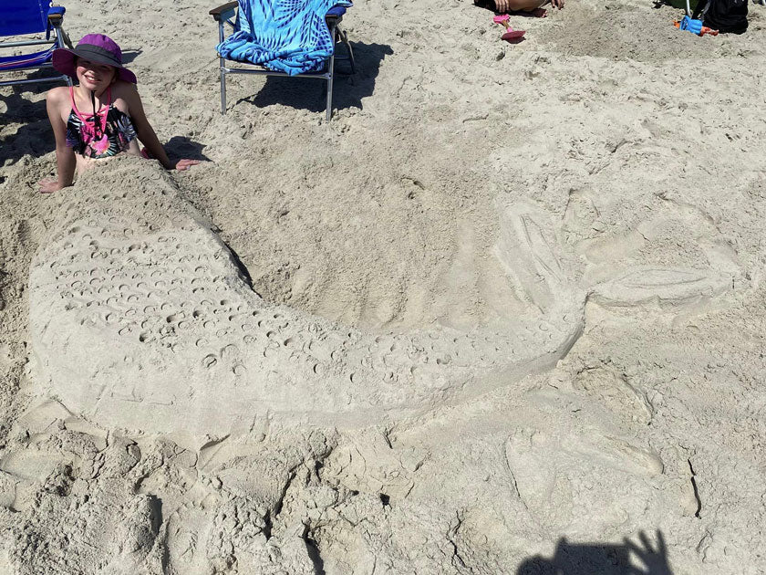 Create A Castle Tool Kit For Perfect Mermaids, Dolphins or Dragons on the beach