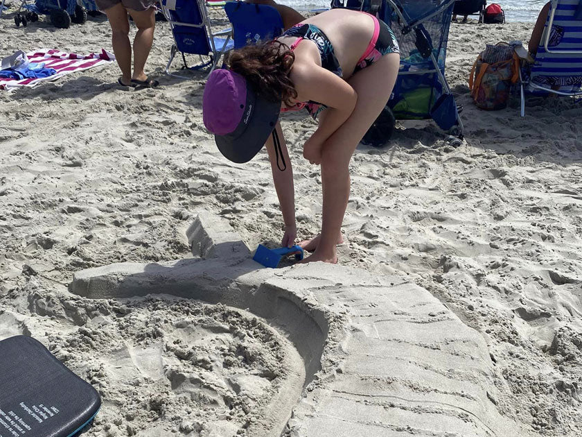 Create A Castle Tool Kit For Perfect Mermaids, Dolphins or Dragons on the beach