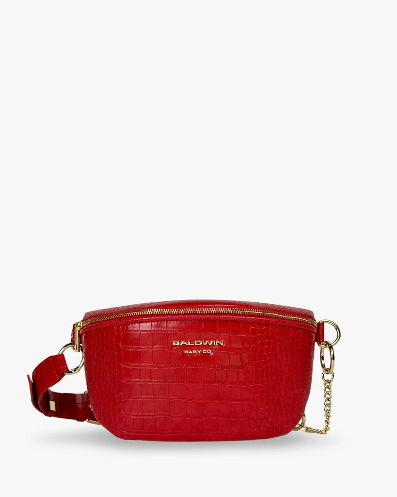 The Ono Crossbody Belt Bag - Cardinal